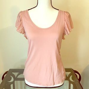 H&M Flutter Sleeve Top